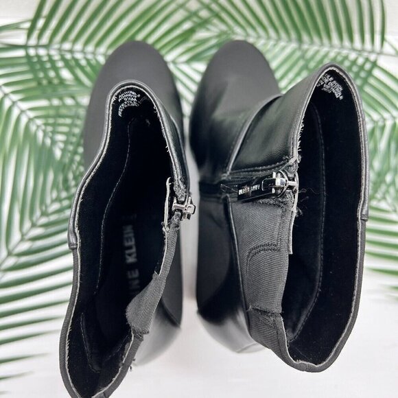 Anne Klein's Romi Women's Block Heel Ankle Bootie Size 9.5 Black - Picture 8 of 14